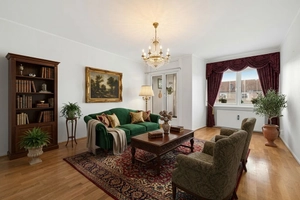 Virtually Staged Classic Living Room