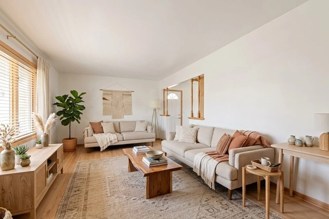 Redesigned Bohemian Living Room