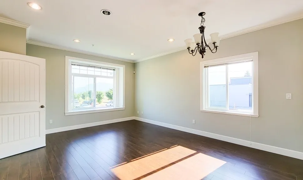 Empty Coastal Living Room
