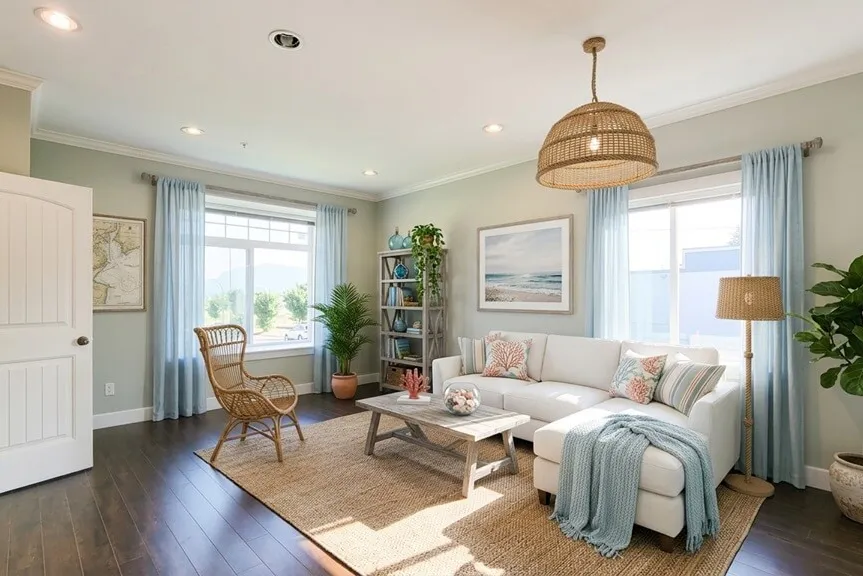 Soggiorno Costiero con Virtual Staging