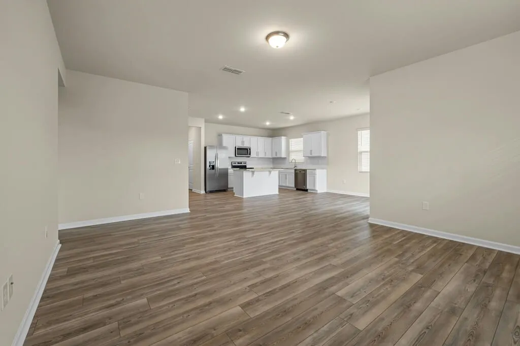 Empty Scandinavian Living Room