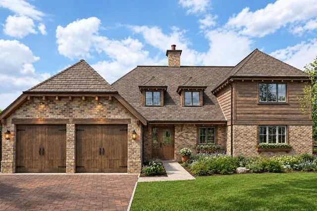 Redesigned Rustic House with AI exterior design