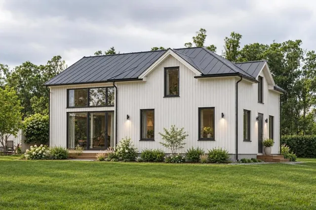 Redesigned Scandinavian House with AI exterior design