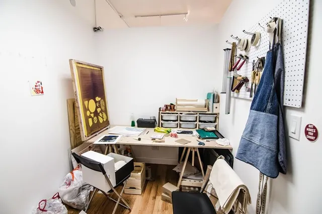 Home Office with old furniture