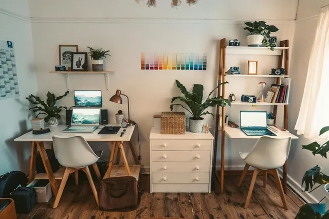 Bureau à domicile avant la rénovation