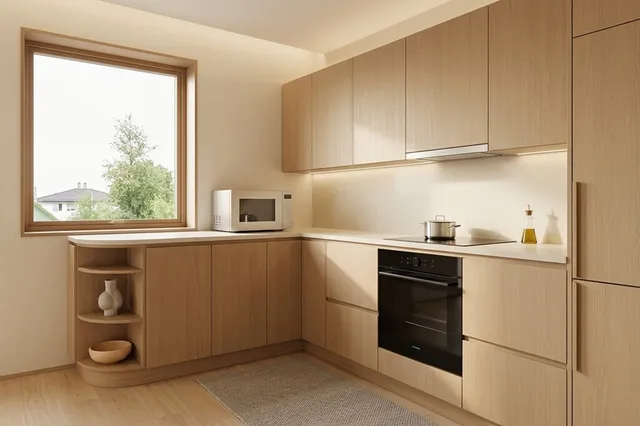 Cuisine minimaliste rénovée
