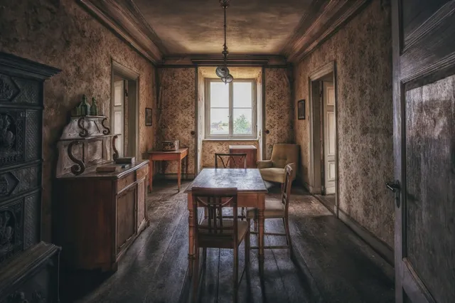 Outdated Minimalist Dining Room