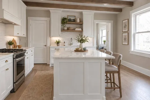 Example 3 – A fresh renovation for a dated kitchen - RoomStaging