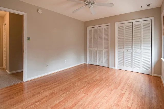 Empty Scandinavian Bedroom
