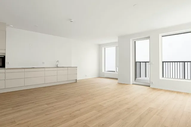 Empty Scandinavian Dining Room